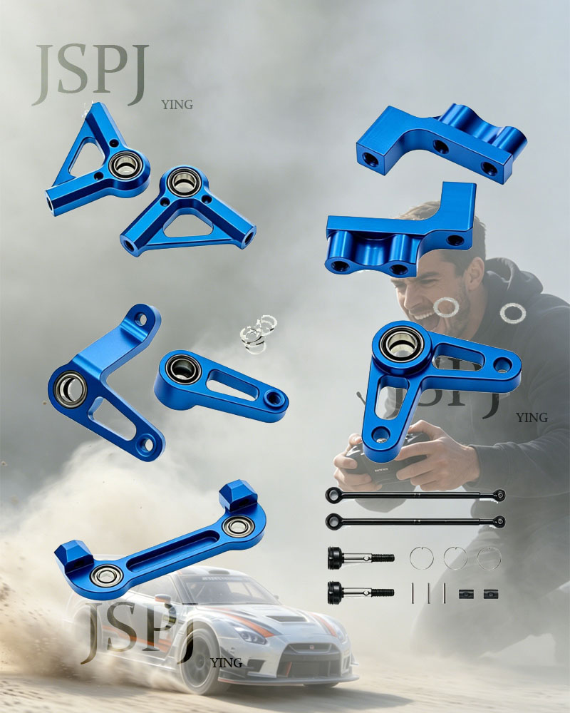 Servo Bracket - Zestaw metalowych części tuningowych: wał napędowy,