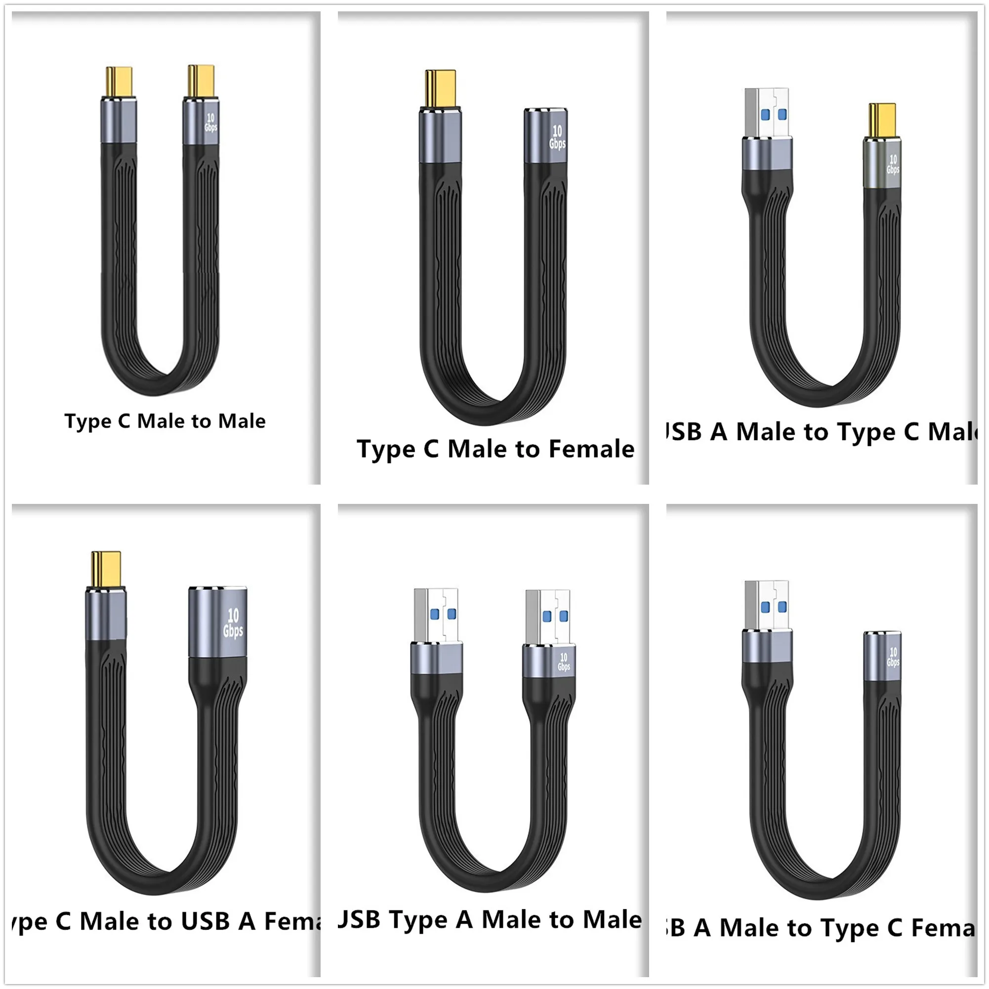 Line Follower Robot - Kabel USB-C, bardzo krótki, elastyczny, USB