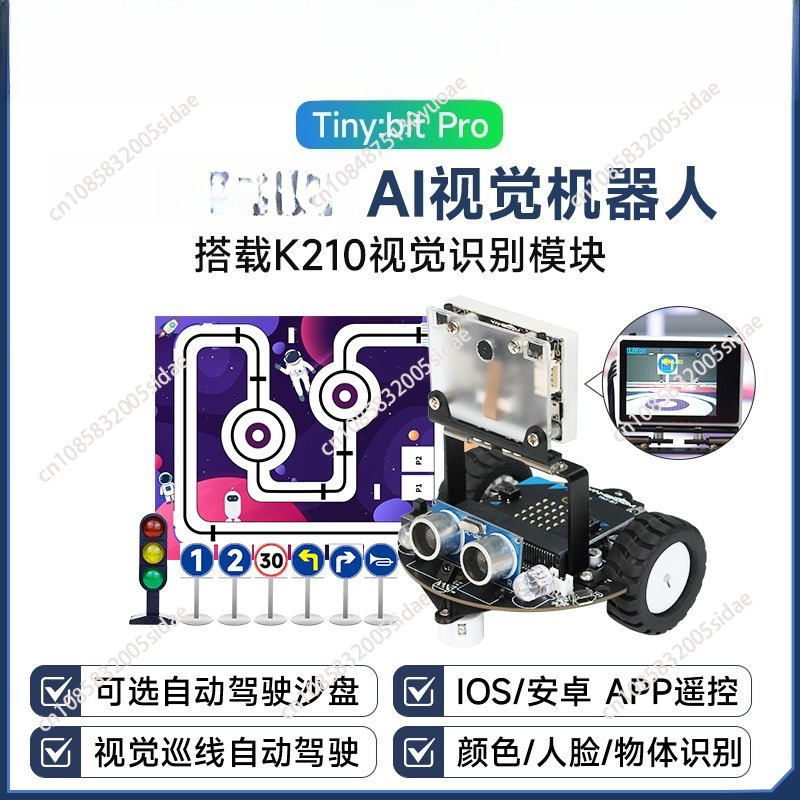 Robot Car Kit - Inteligentny robot samochodowy AI z wizualnym