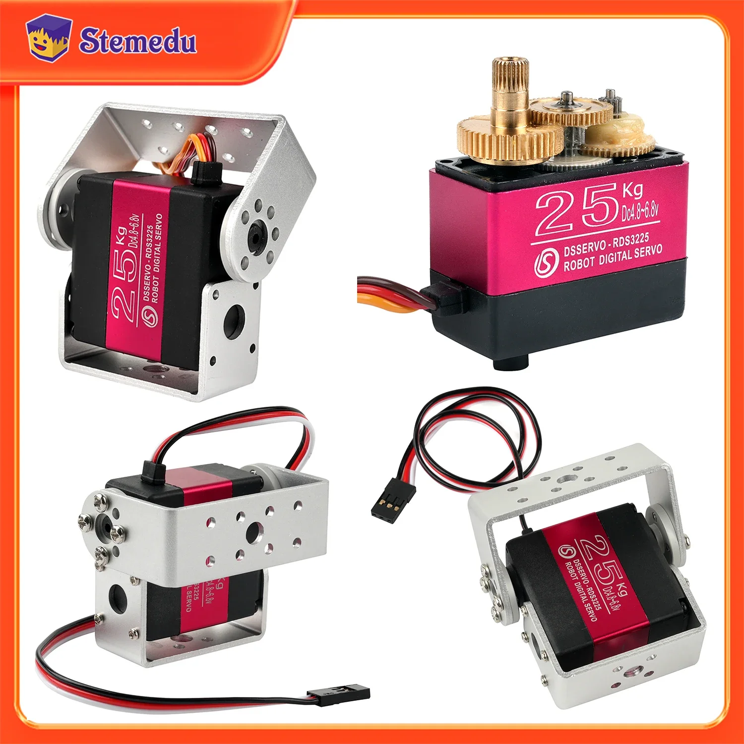 Servo Bracket - 25KG Robot Cyfrowy serwomechanizm o wysokim