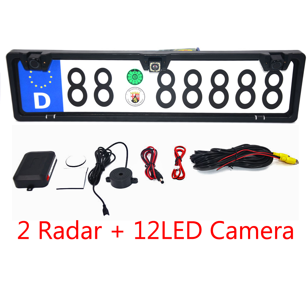 Infrared Obstacle Sensor - Ramka tablicy rejestracyjnej samochodu, kamera cofania