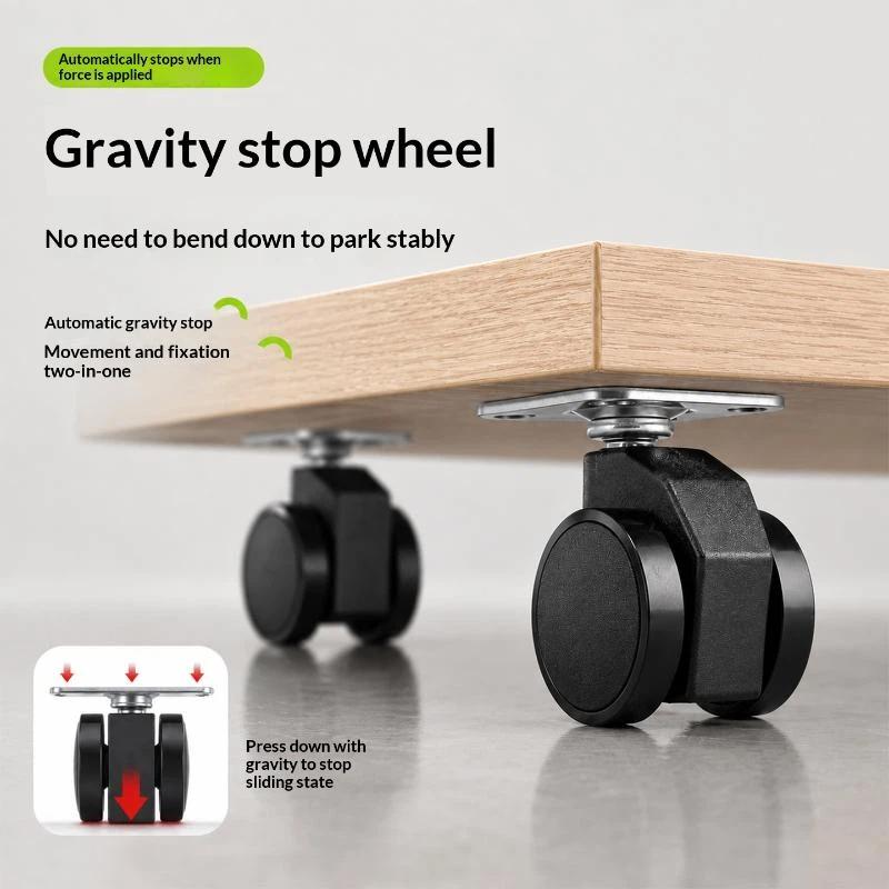 Caster Wheel - Samoblokujące się kółka z mechanizmem blokującym