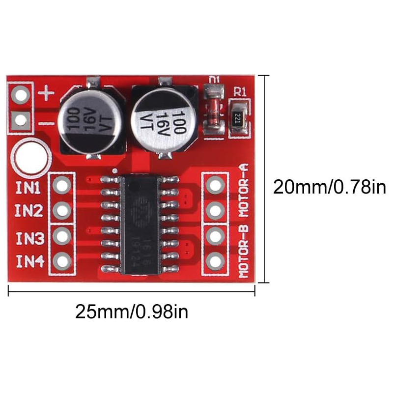 Moduł sterownika silnika DC MX – Motor Driver L298N recenzja i cena