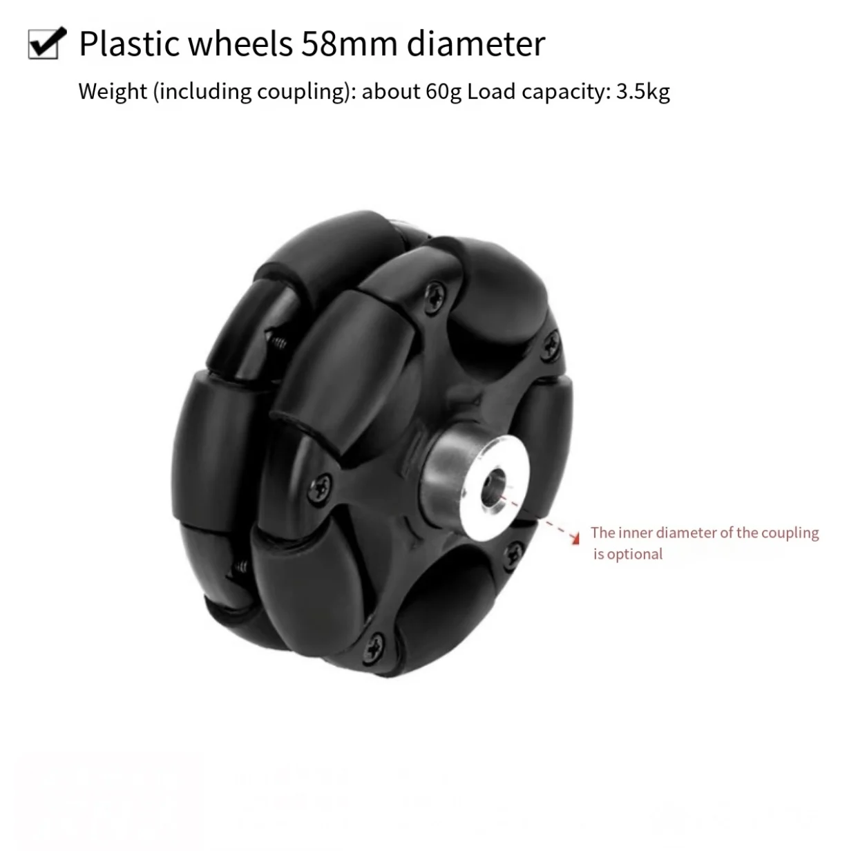 Metalowe koło Omni, inteligent – Robot Wheel recenzja i cena