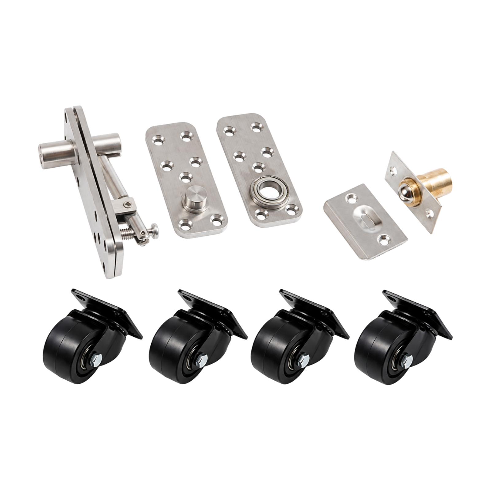 Zestaw okuć do drzwi regałowyc – Caster Wheel recenzja i cena