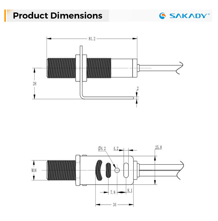 Sakady UKM18-6PO Precyzyjny Ul – Ultrasonic Distance Sensor recenzja i cena