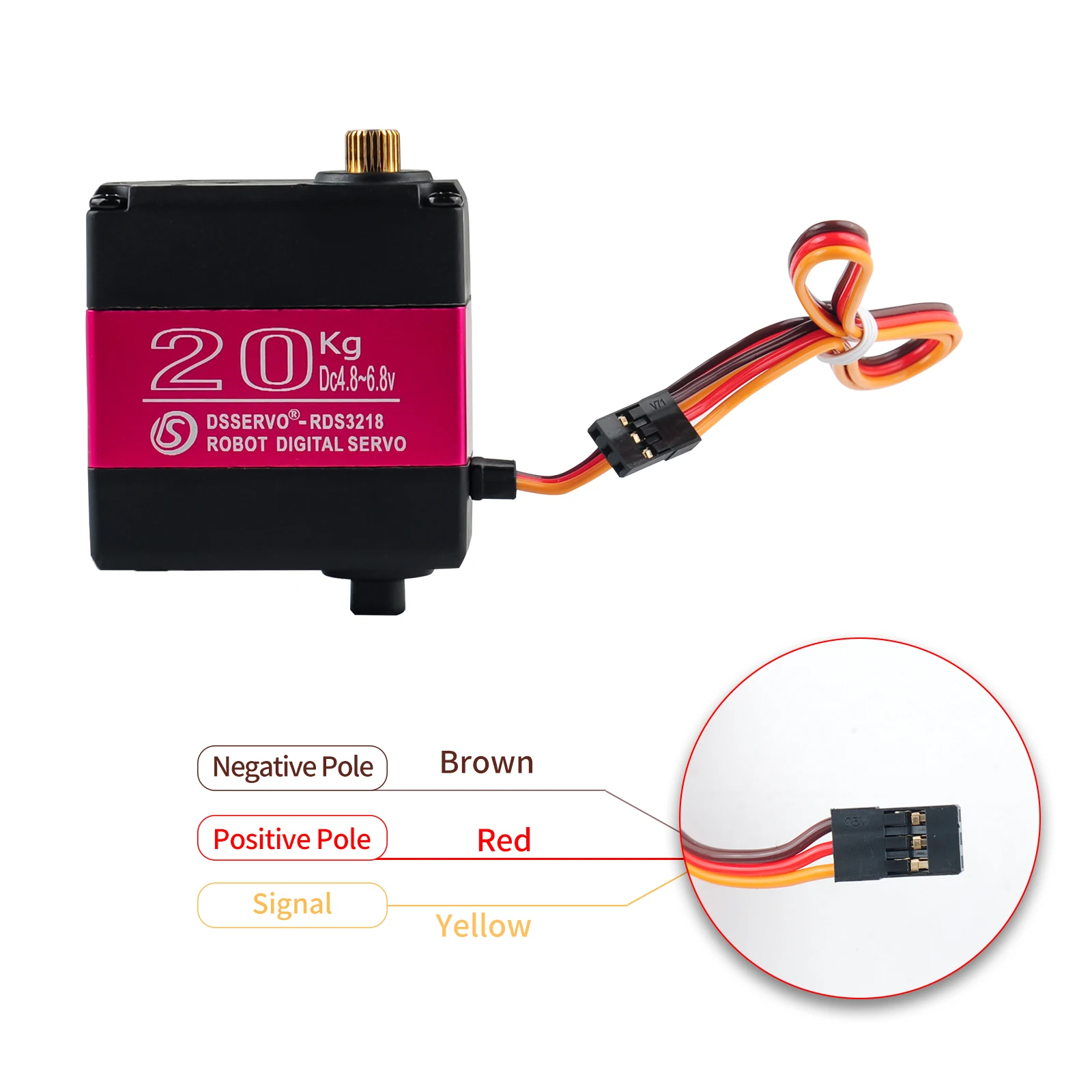 RDS3218 20KG 180/270 Stopni Po – Servo Bracket recenzja i cena
